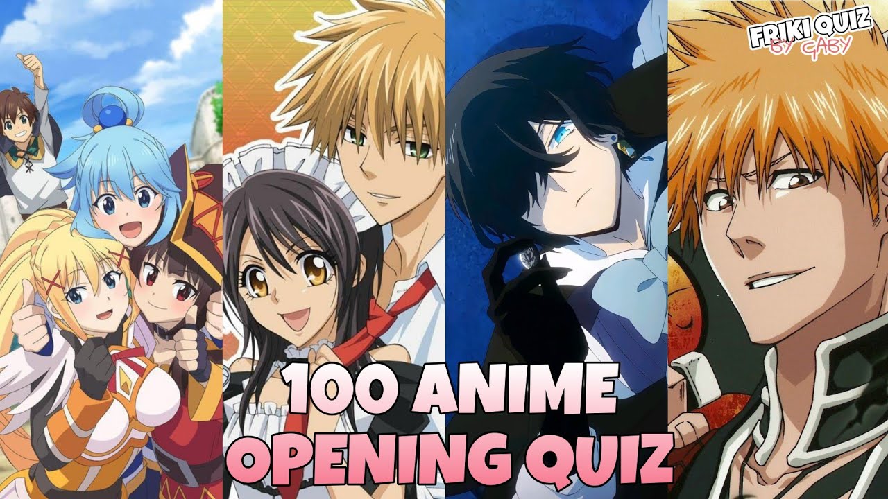 CAN YOU GUESS 100 ANIMES BY THEIR OPENING IN 5 SECONDS? #4