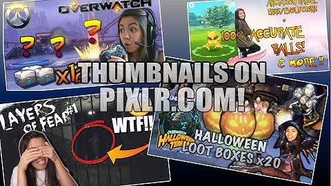 How to Make GOOD Thumbnails for Free! 3 Easy Steps! | Pixlr
