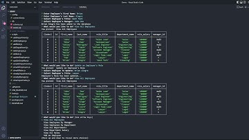 Employee Tracker Demo