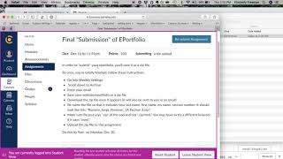 Saving your ePortfolio as a zip file