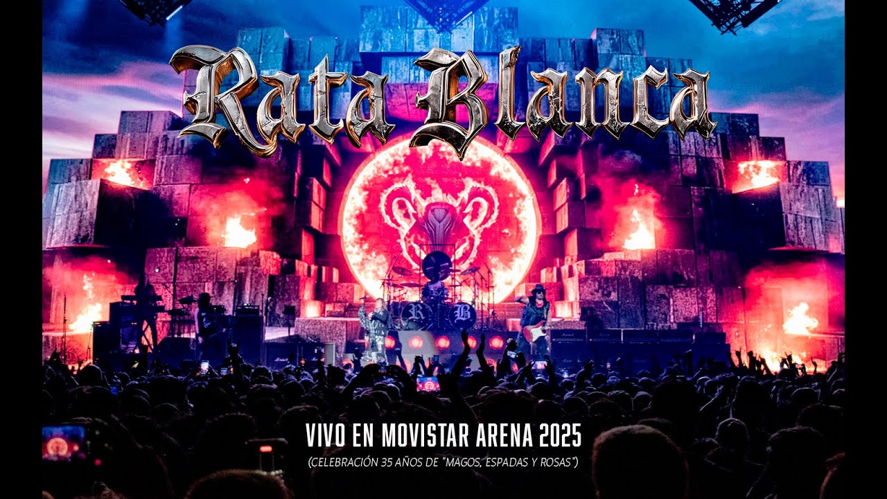 RATA BLANCA en vivo en Movistar Arena 2025 (Celebración 35 años de "Magos, Espadas y Rosas")