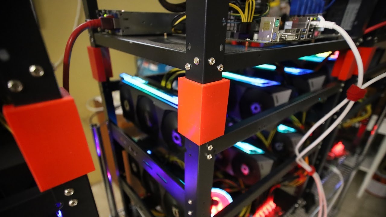 STACKING 12GPU Mining Frames...