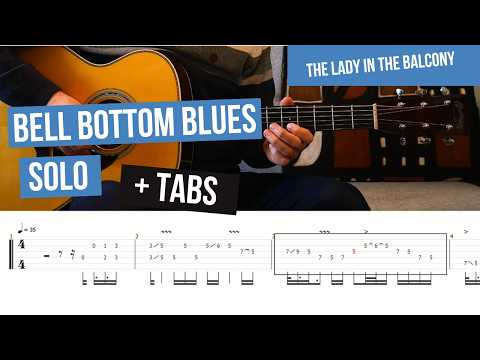 Eric Clapton - Bell Bottom Blues (The Lady in the Balcony) | Guitar Tutorial & Tabs