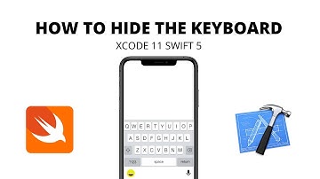 How To Hide Keyboard In Xcode 11 (Swift 5.0)