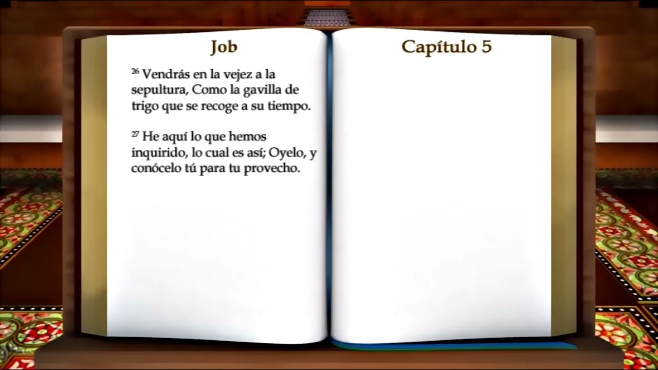 JOB ' LIBRO COMPLETO DE LA BIBLIA REINA VALERA 1960 ANTIGUO TESTAMENTO FULL HD