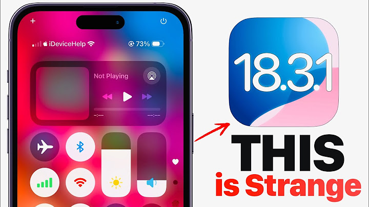 iOS 18.3.1 - This is a STRANGE Update!