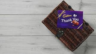 Cadbury Chocolate Thank You Gift Basket
