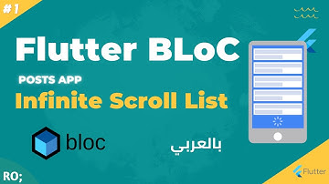Flutter Bloc Library Tutorial - Infinite Scroll List | Lazily load & display pages of items - part 1