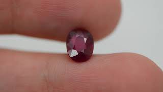 Red Color RUBY Oval Shape 1.42 Carat Natural Loose Gemstone