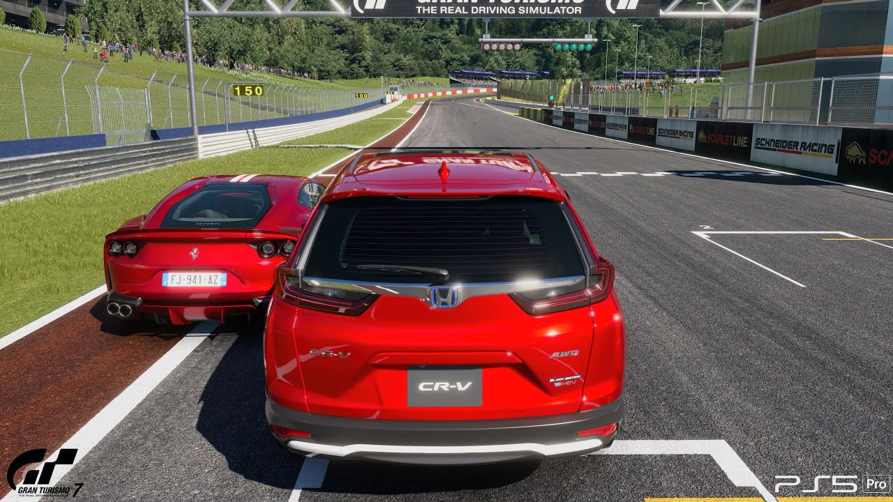 Gran Turismo 7 | Honda CR-V EX Black Edition Vs Supercars! - Kyoto Miyabi Park [4K PS5Pro]