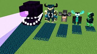 which of the wither and warden mob will generate more Sculk?