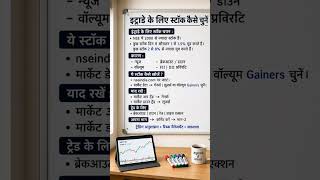 stock selection in intraday trading #intradaytrading #intraday #stockmarket #nifty #banknifty
