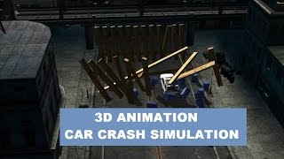 3D ANIMATION - CAR CRASH SIMULATION Using Reallusion Iclone 5 screenshot 5