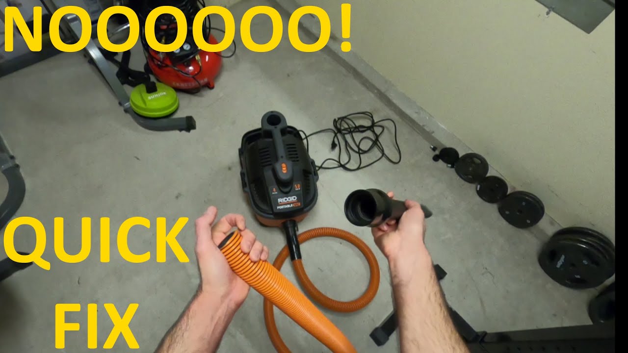 Broken Ridgid Vacuum Hose? It's 
