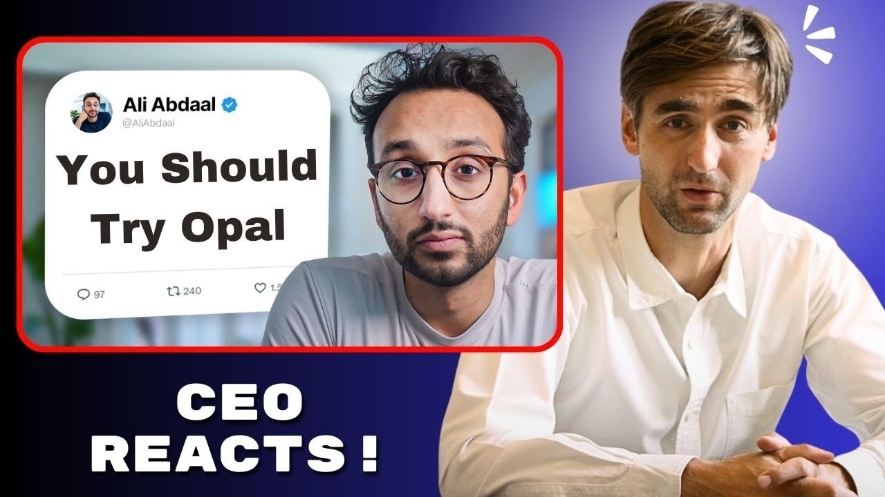 Ali Abdaal reviews Opal's Productivity App – CEO’s Honest Reaction