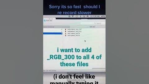 For Mac users - how to add text to the end of a file name (for multiple files at once)