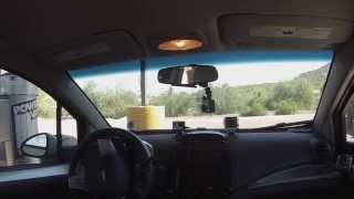 Labor Day Traffic in Ajo, Arizona, 29 August 2014, Shell Gas Station Vacuum, GOPR0058