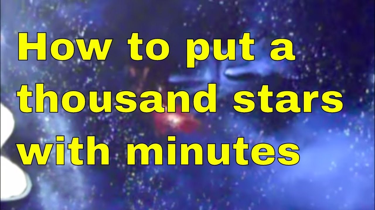 How To Put A Thousand Stars On Your Ceiling Within Minutes Painting Stars