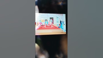bluey and socks hitting the griddy #music #funny
