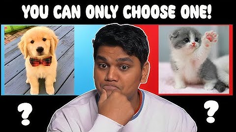 CHOOSE ONLY ONE ☝🏻(Would You Rather) Part 3
