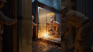 Abandoned Steel Container to Luxury Jungle Office 😱 | Unreal Timelapse Transformation