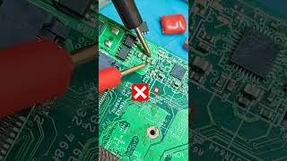 SMD Components Testing With Multimeter #shorts #trending #multimeter #electronics