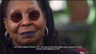 Nurtec - Whoopi Goldberg Commercial ( Jan 6th 2022 )