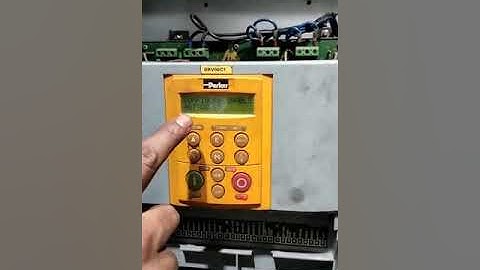Armature current and voltage setting in Parker drive 590P