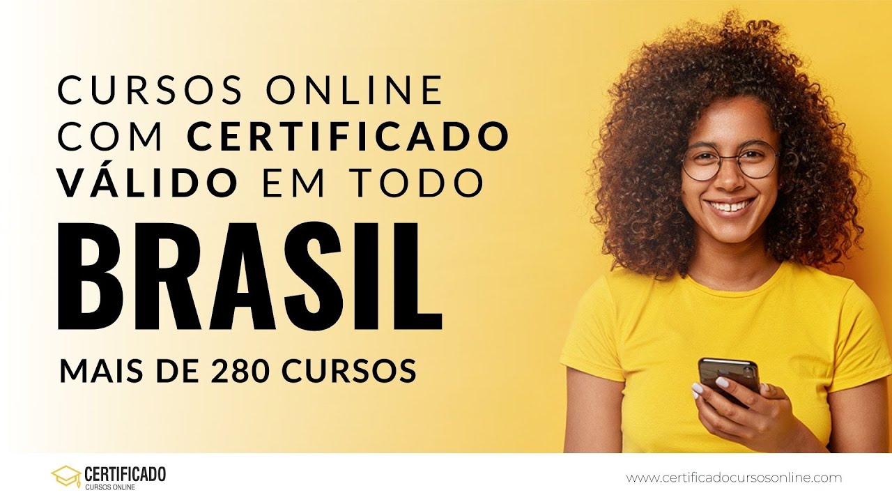 Certificado Cursos Online: + de 300 Cursos Livres