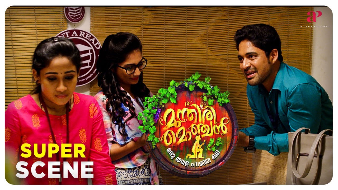 Manesh tries hard to impress his colleague | Munthiri Monchan Movie Super Scenes | Manesh Krishnan