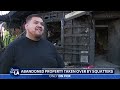 Squatters take over abandoned property in Los Angeles