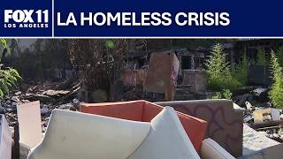 Squatters take over abandoned property in Los Angeles