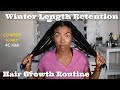 Winter Moisture/Length Retention/Essential Oils for Hair Growth Routine COARSE 4C Natural Hair