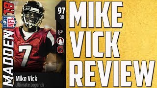 How Good Is 97 Overall Mike Vick? Mut 18 Card Review