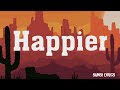 Olivia Rodrigo - Happier (Lyric Video) | Conan Gray, Madison Beer,...POP Songs Sunsi Lyrics