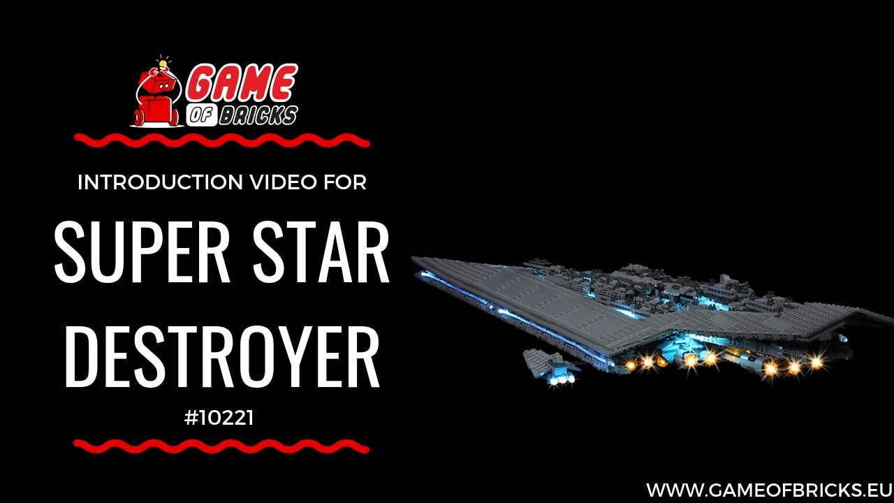 LED Light Kit for LEGO 10221 Star Wars Super Star Destroyer Light Kit