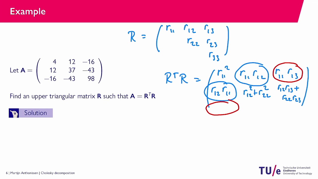 2-4 Cholesky decomposition