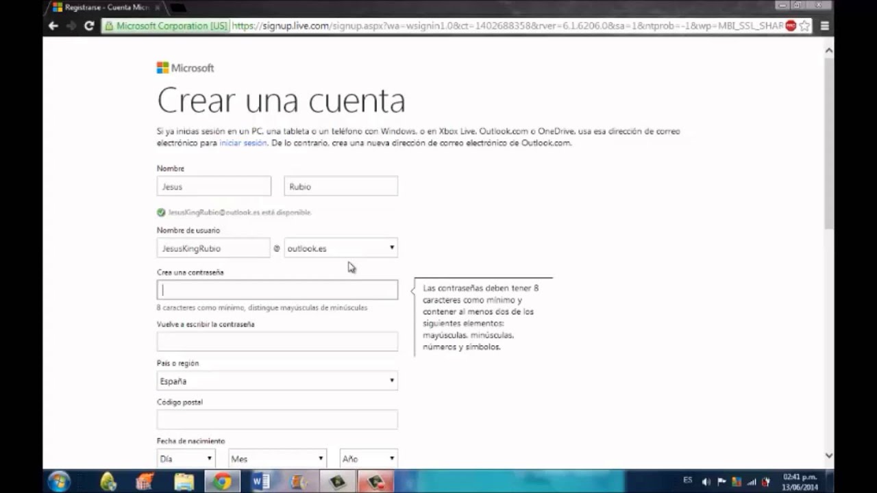 Tutorial Como hacer una cuenta de