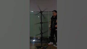 AI digital human #3d #ledfan #leddisplay #holographic #AI #advertising #fyp