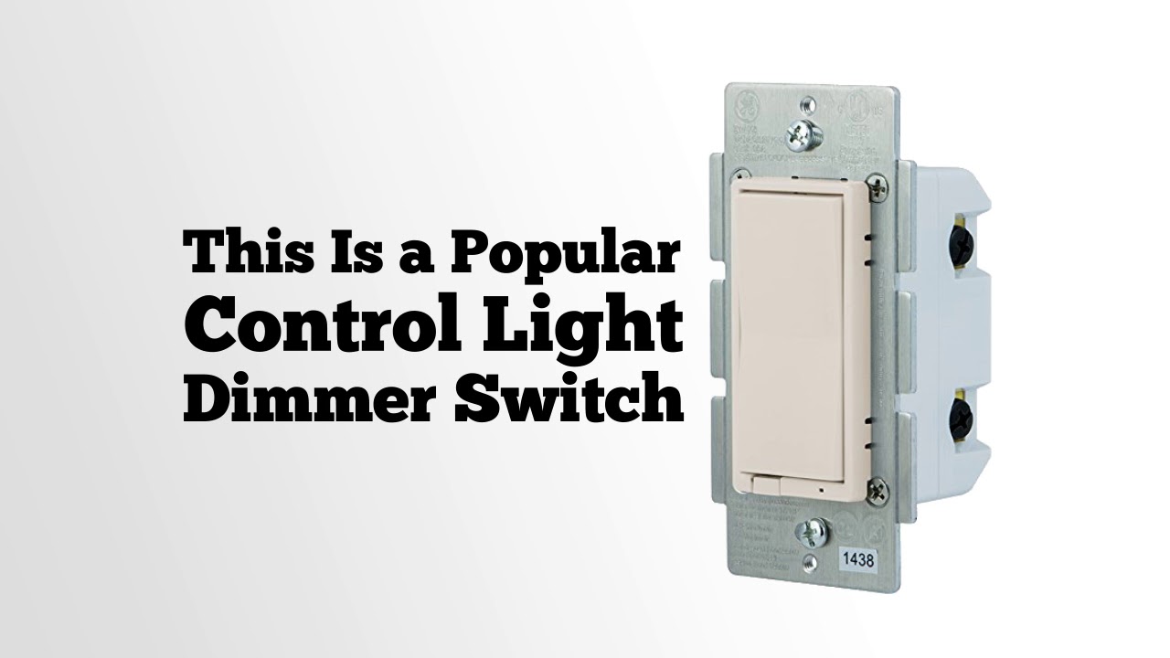 GE Z Wave Plus Smart Lighting Control Light Dimmer Switch YouTube