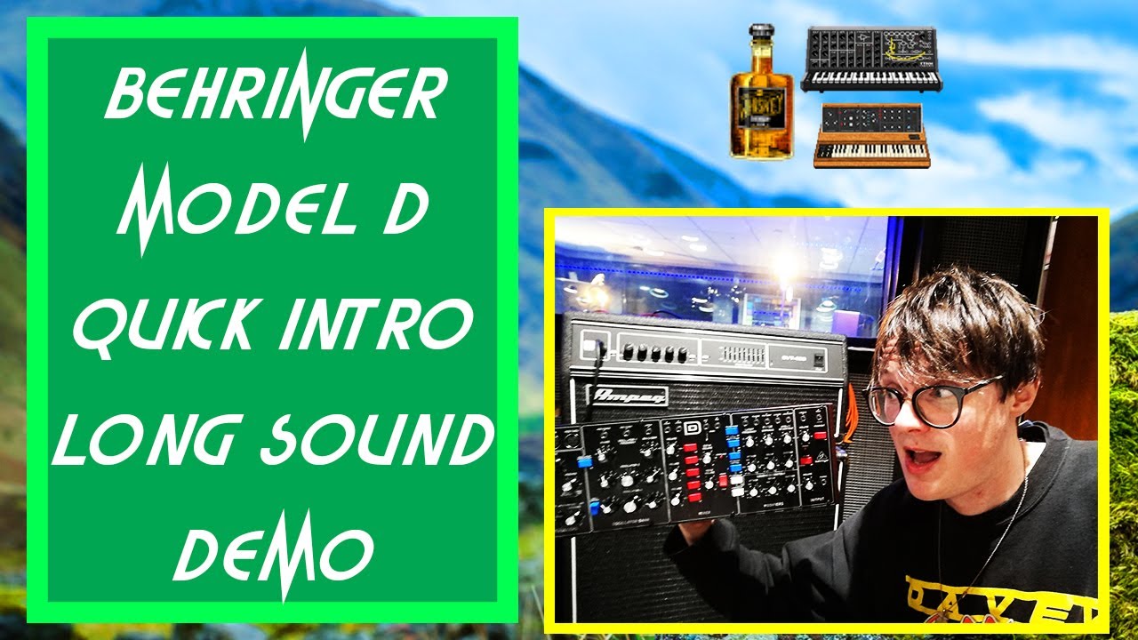 Behringer Model D - Quick Intro and HUGE Sound Demo - YouTube