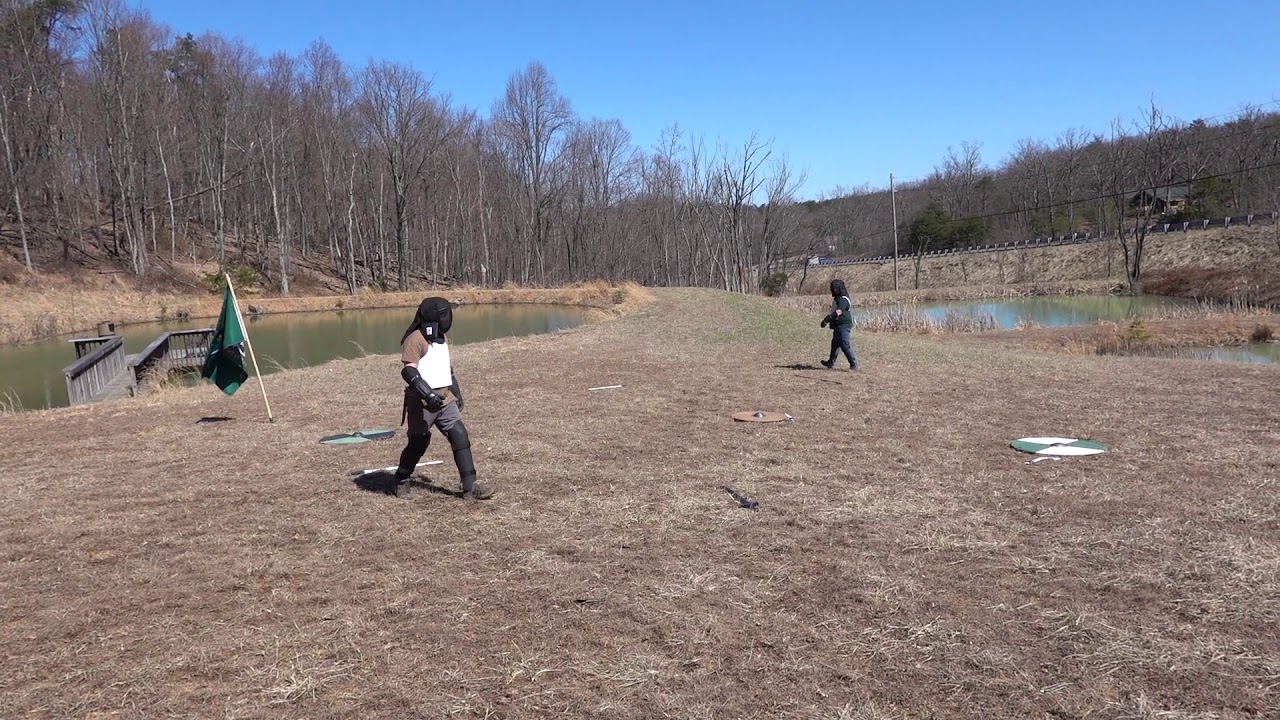 Ostara 2019 Viking Combat Drill - sword versus spear