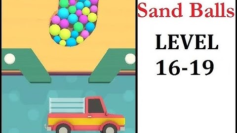 Sand Balls LEVEL 16 TO 19 GAMEPLAY Walkthrough (Android, IOS)