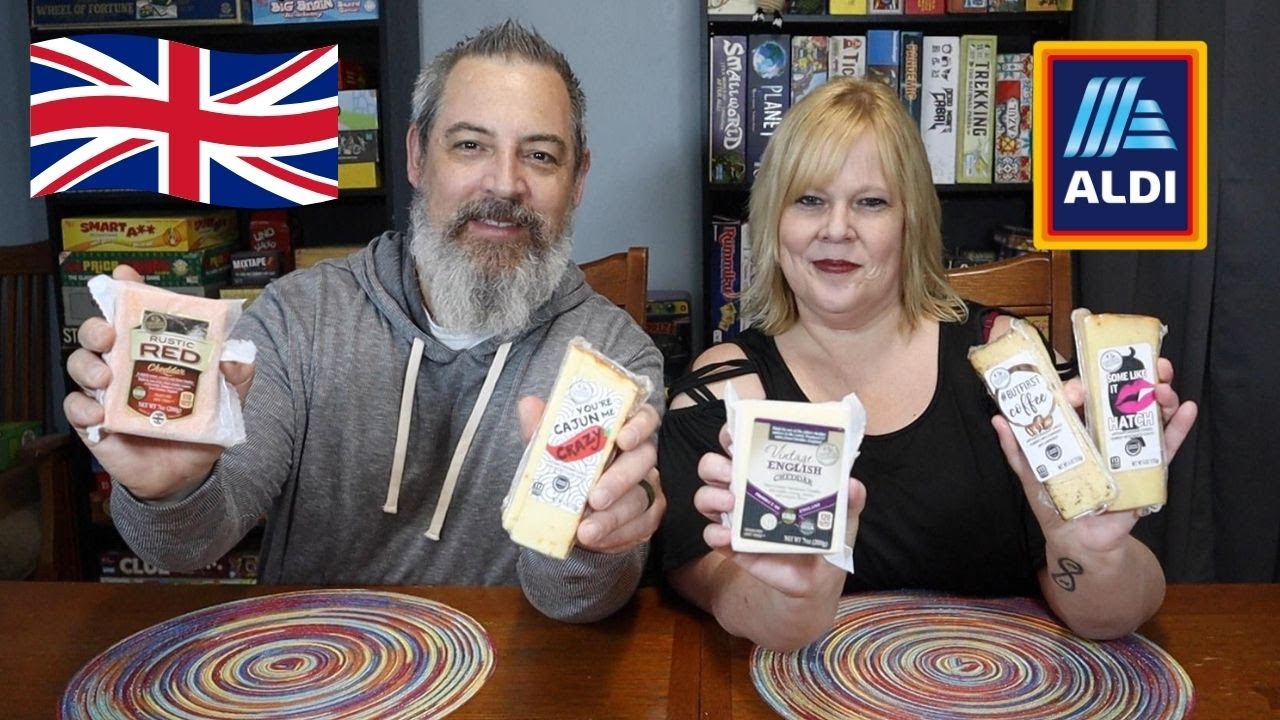 ALDI CHEESE TASTE TEST | ENGLISH CHEDDAR AND SOME ODD FLAVORS