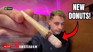 NEW Donuts & menu sampling at Coffeeshop DrewIsSharing!🔥 (FULL LIVESTREAM VOD)