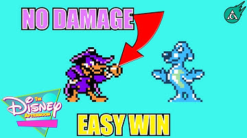 Darkwing Duck (NES) Liquidator No Damage, No Power-Ups Boss Battle