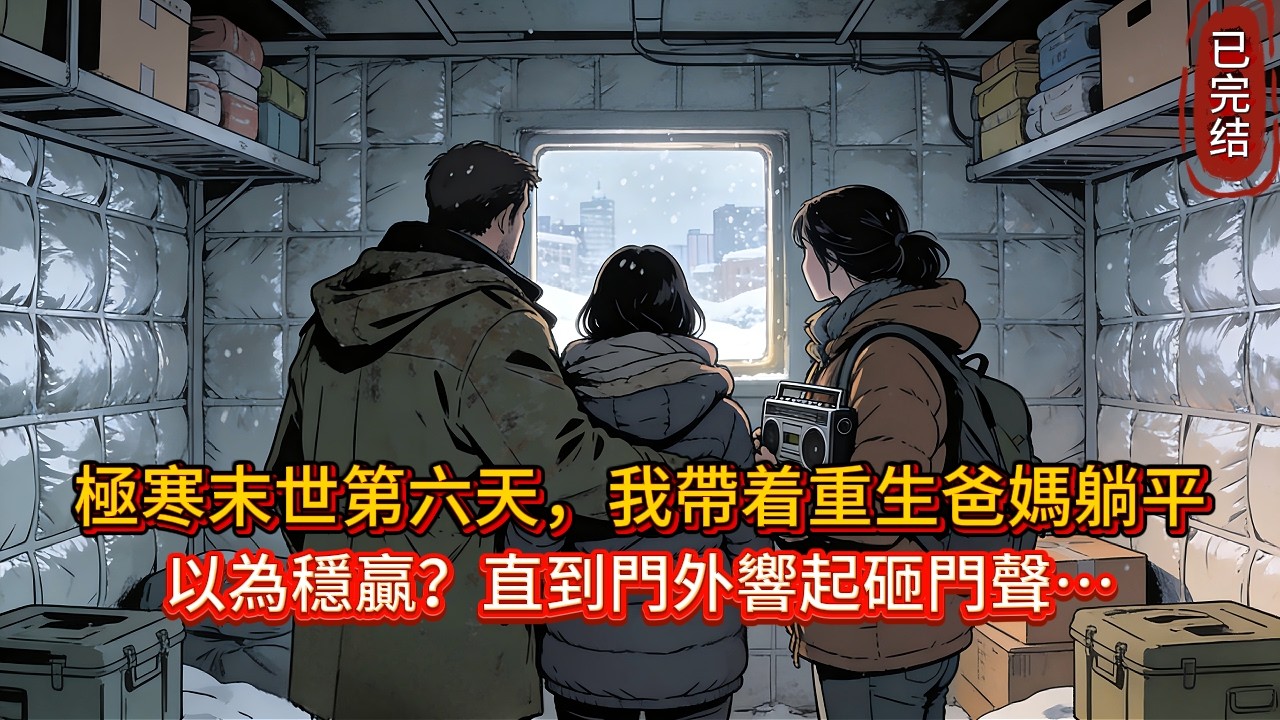極寒末世倒數6天！我家從溫馨小屋變末日堡壘🏠❄️ 鄰居搶劫、零下70度、柴油發電機全失靈？！最後竟靠這招反殺⋯⋯#novel  #comics #小说推荐  #末世  #小說   #完结文 