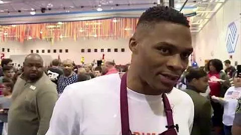 Thanksgiving - The NBA family giving back to the Community!