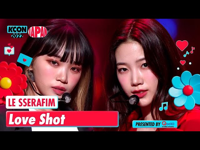 [KCON 2022 JAPAN] LE SSERAFIM - Love Shot (원곡 : EXO) | Mnet 221110 방송 class=
