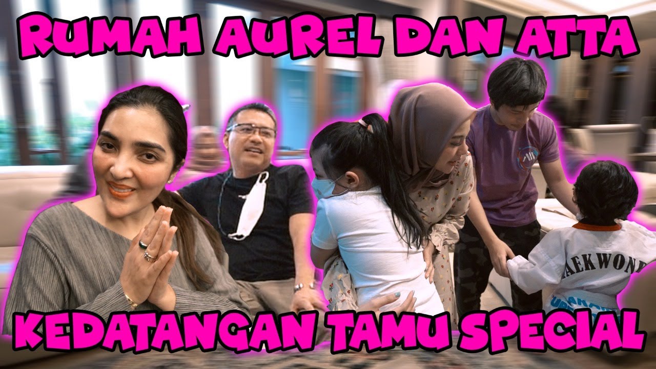 Rumah dikunjungi Bunda dan Pipi,  Arsy gabisa lepas dari Aurel !!